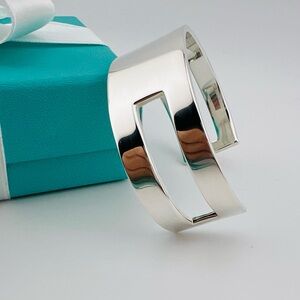 Tiffany Rectangle Cut Out Cuff Bracelet